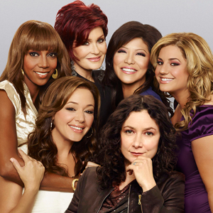 The Talk, Sara Gilbert, Leah Remini, Julie Chen, Sharon Osbourne, Holly Robinson Peete, Marissa Jaret Winokur. The Talk, Sara Gilbert, Leah Remini, Julie Chen, Sharon Osbourne, Holly Robinson Peete, Marissa Jaret Winokur.